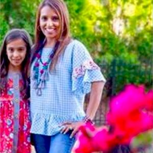 Drop shoulder gingham shirt